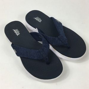 Skechers Goga Mat Navy Flip Flop Sandals 7